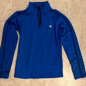 Champion 1/4 zip pullover, youth xs
